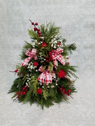 Deck the Halls Evergreen Tree from Wren's Florist in Bellefontaine, Ohio