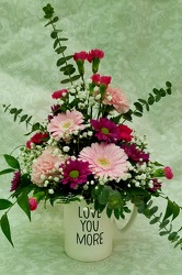 Mugs of Love from Wren's Florist in Bellefontaine, Ohio