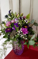 Lovely Lavender Bouquet from Wren's Florist in Bellefontaine, Ohio