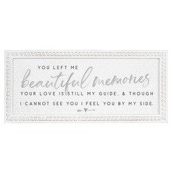 Beautiful Memories Wall Hanging from Wren's Florist in Bellefontaine, Ohio