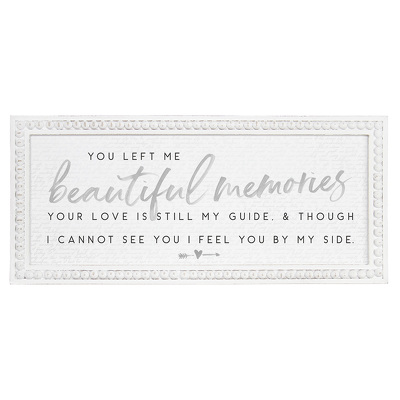 Beautiful Memories Wall Hanging from Wren's Florist in Bellefontaine, Ohio