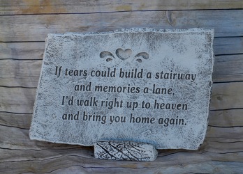 Garden Stone Tears from Wren's Florist in Bellefontaine, Ohio