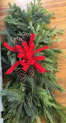 Winter Grave Blanket from Wren's Florist in Bellefontaine, Ohio