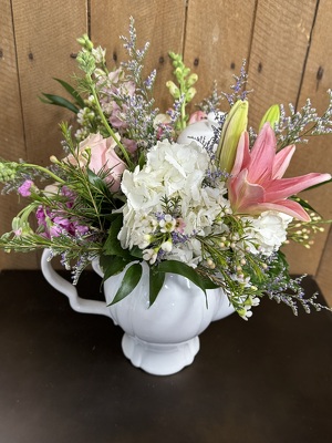 Tea for Mom from Wren's Florist in Bellefontaine, Ohio