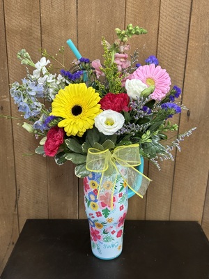 Island Bloom Swig Bouquet from Wren's Florist in Bellefontaine, Ohio