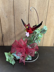 Cardinal Crystal from Wren's Florist in Bellefontaine, Ohio