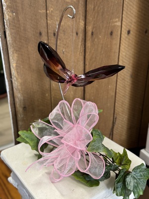 Butterfly Crystal from Wren's Florist in Bellefontaine, Ohio
