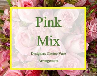 Pink Designers Choice  from Wren's Florist in Bellefontaine, Ohio