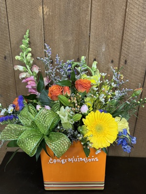 Congratulations Bouquet! from Wren's Florist in Bellefontaine, Ohio