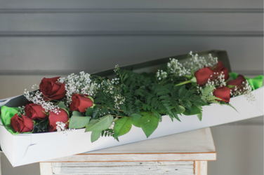 Roses Boxed  from Wren's Florist in Bellefontaine, Ohio