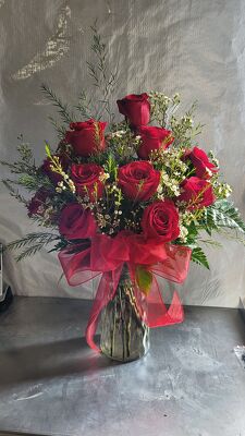 Red Roses Designers Choice from Wren's Florist in Bellefontaine, Ohio