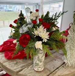 Winter Greens Swig from Wren's Florist in Bellefontaine, Ohio