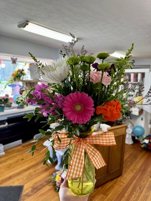 Pop of Cheer from Wren's Florist in Bellefontaine, Ohio
