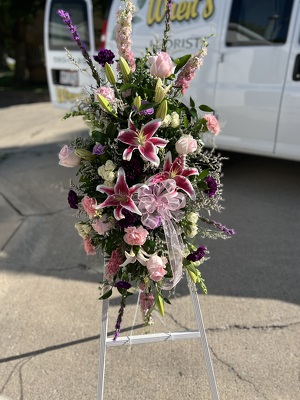 Spring Garden Easel from Wren's Florist in Bellefontaine, Ohio