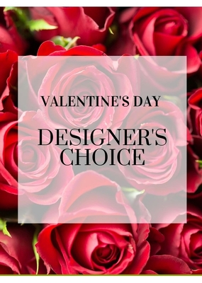 Valentine's Day Designers Choice Vased from Wren's Florist in Bellefontaine, Ohio